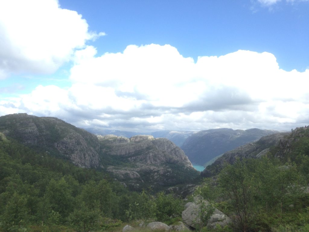 ein erster Blick auf den Fjord